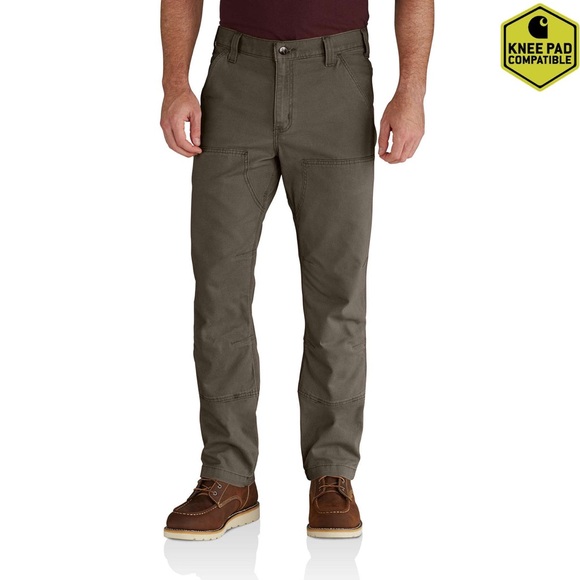 Carhartt Men's Relaxed Fit Work Pants Olive Green Brown Canvas Utility Durable - Picture 1 of 9